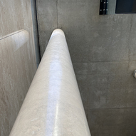 Pohledový beton SCC Dmax 8 mm – sloupy