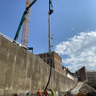 Beton pro novou dominantu vzkvétající brněnské lokality